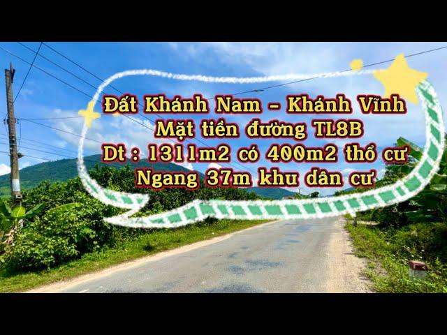 Đất mặt tiền TL8B Khánh Nam - Khánh Vĩnh. Mua Bán Nhà Đất Nha Trang Khánh Hoà