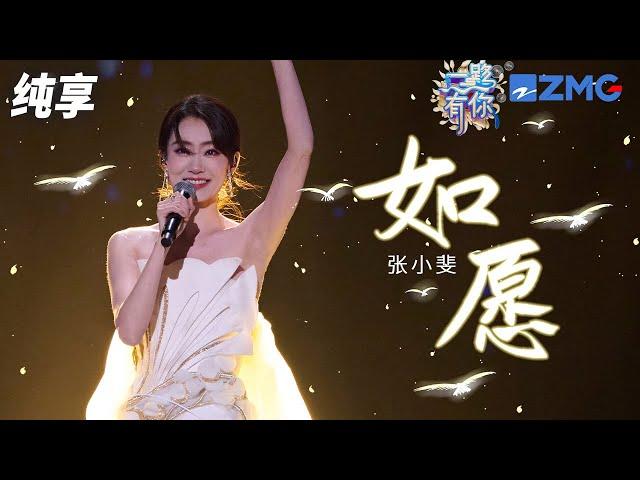 【纯享版】张小斐化身“发光女神”献唱王菲《如愿》温柔又大气的声线传递无限温暖！ 2023-2024浙江卫视跨年晚会 20231231