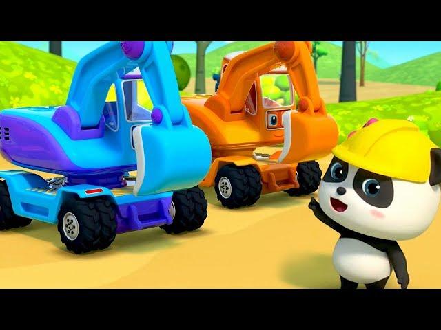 Gấu trúc Kiki và những chiếc máy xúc tìm kho báu | Nhạc thiếu nhi vui nhộn | BabyBus