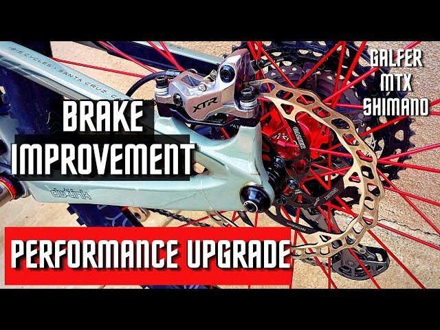 Mountain Bike Brakes - Galfer 2mm Rotors & MTX Pads | Best Brake Performance Upgrade