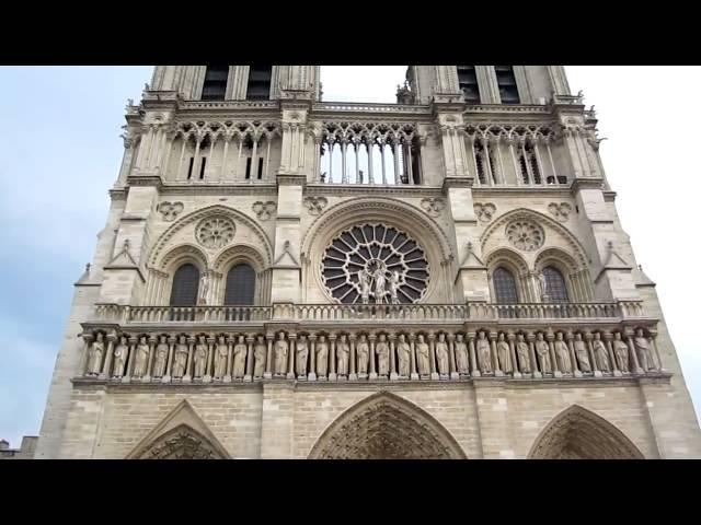 In front of Notre Dame
