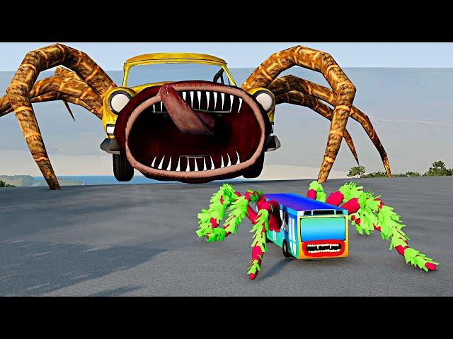 Cars Speed Test with NEW BUS EATER & CAR EATER – BeamNG.Drive