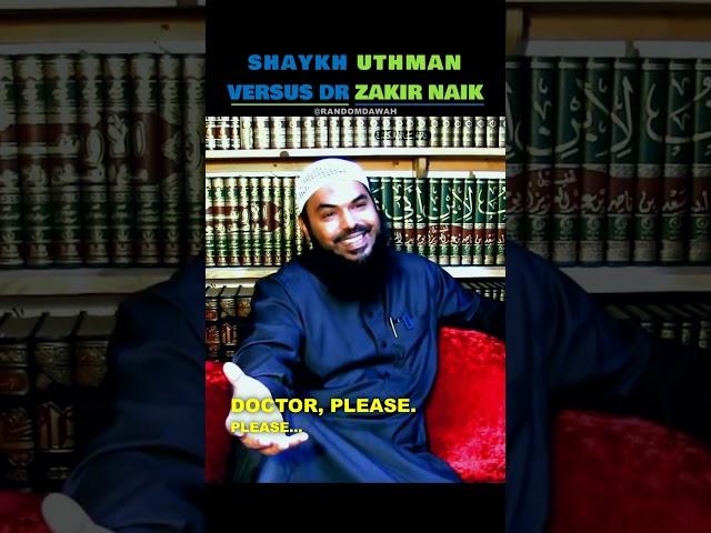 Shaykh Uthman Responds to Dr. Zakir Naik About Masturbation