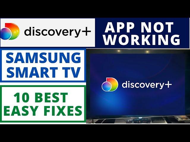 How to Fix Discovery+ App Not Working on Samsung TV | Discovery Plus Not Installing Samsung TV