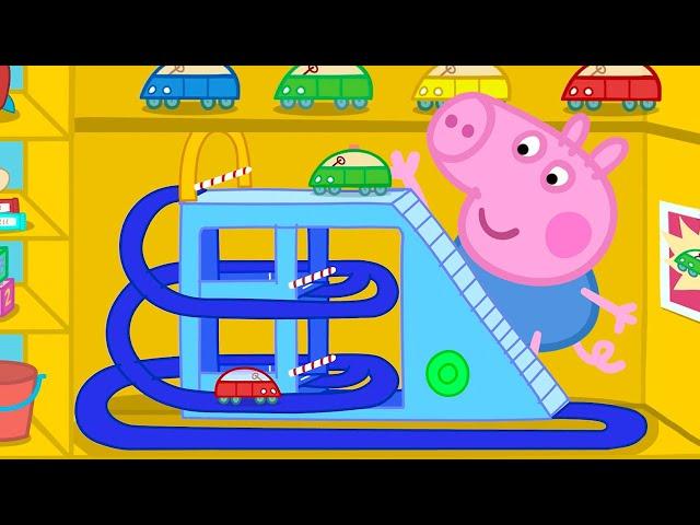 George Loves Playing With Toy Cars  | Peppa Pig Tales Full Episodes