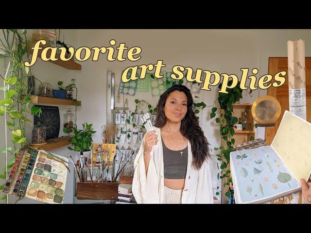 my favorite art supplies: sustainable edition 