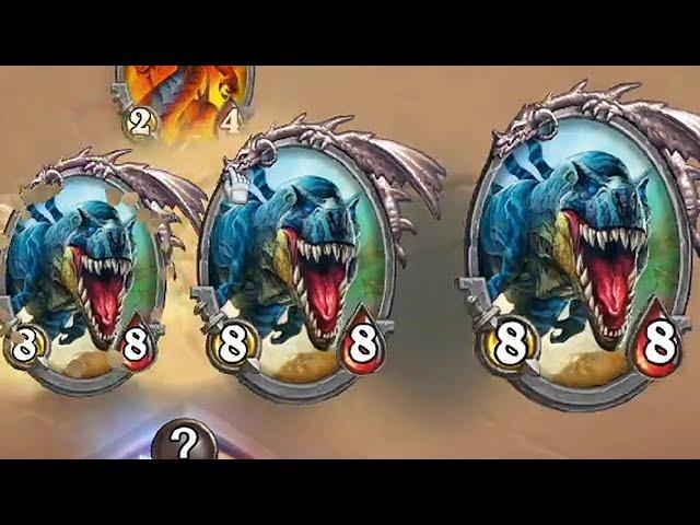 [하스스톤] 낭만이 넘치는 왕 크루쉬 쥬라기월드 (Hearthstone)