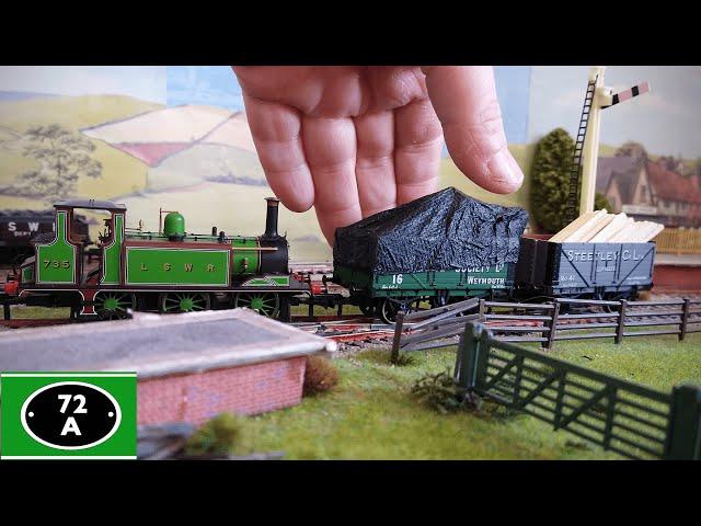 How to make a Tarpaulin for your model railway wagons - cheap and easy method