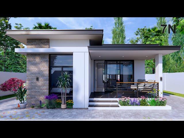 7 x 9 Meter Modern Small House | 2Bedroom House Design