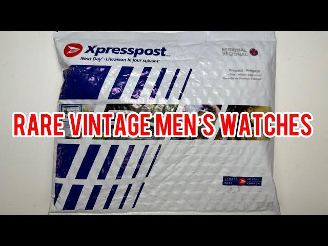 He shipped me some mystery rare vintage watches