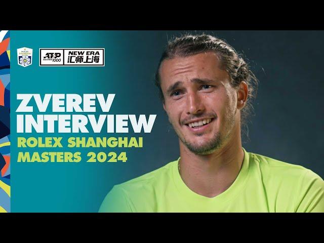 Alexander Zverev Pre-Event Interview | Rolex Shanghai Masters 2024