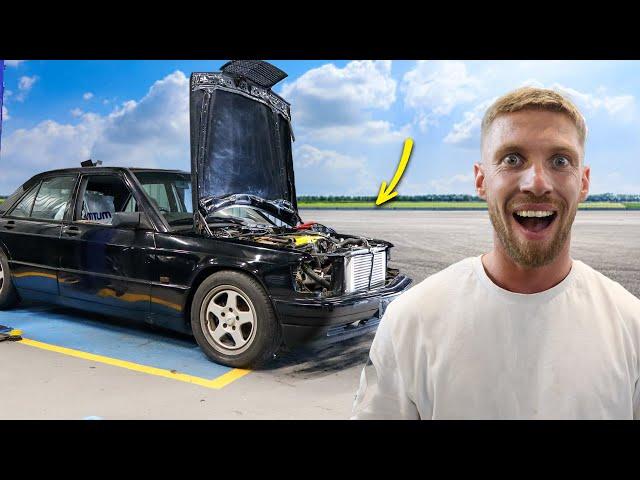 WE HAVE BOOST!! - SUPERCHARGED MERCEDES 190e GETS CUSTOM INTERCOOLER