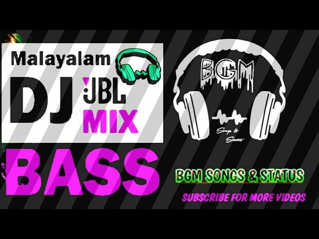 Malayalam DJ JBL Mix,BASS BOOST,Malayalam DJNON STOP2020