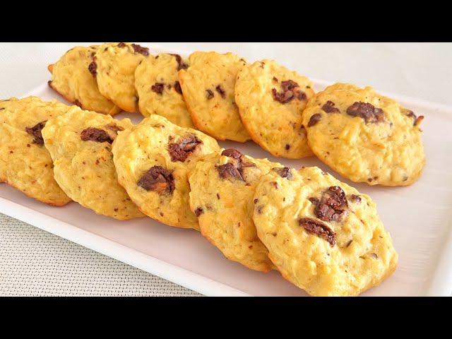 1 apple and chocolate, quick and delicious dessert｜Easy Apple Dessert Cookies Recipe