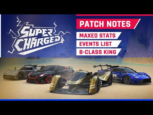 Asphalt 9 PATCH NOTES & MAX STATS - Supercharged Summer - 5 New Cars, B Class KING & More