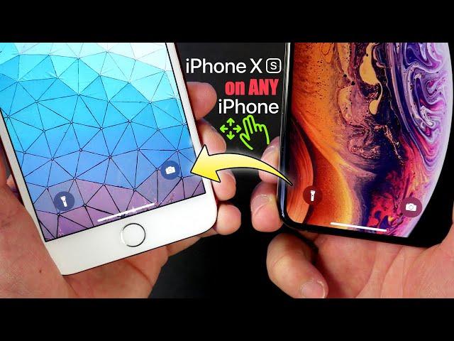 Get iPhone X Gestures on ANY iPhone iOS 12 (JB TWEAK)