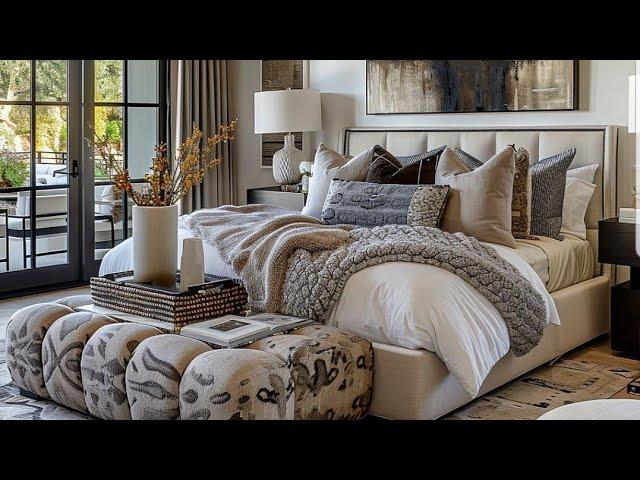 COZY MODERN PRIMARY BEDROOM DECORATING IDEAS| INTERIOR DESIGNS