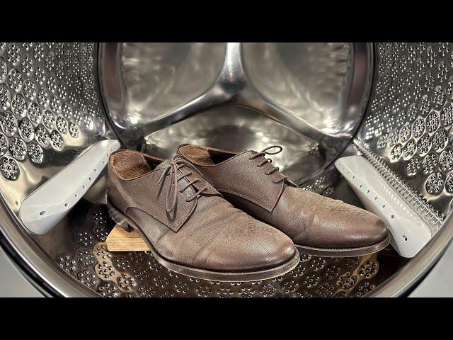 Experiment - Formal Shoes - in a Washing Machine