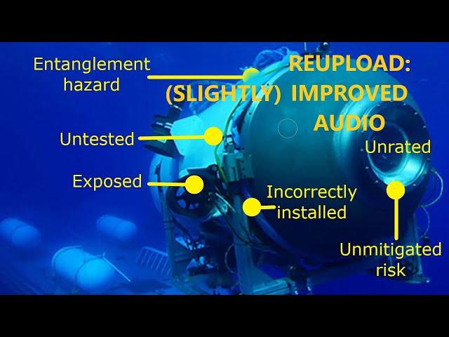 [REUPLOAD: IMPROVED AUDIO] Oceangate Titan: analysis of an insultingly predictable failure