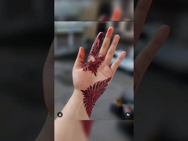 New mehndi design beautiful ️#mehndi#latest#aesthetic#instagram#lovesong #ytshorts#short#shortvideo