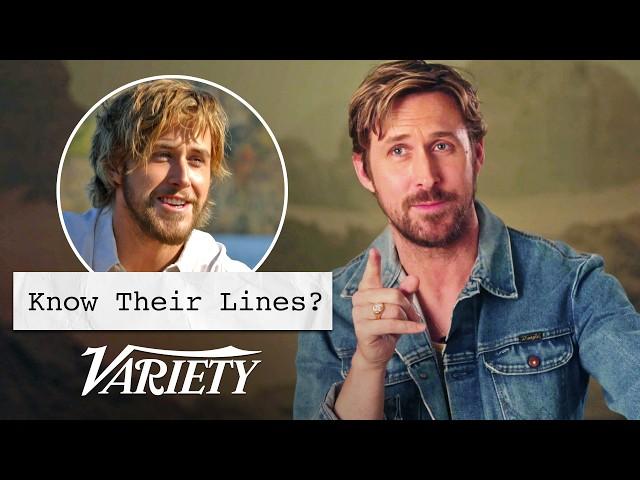 Does Ryan Gosling Know Lines From His Most Famous Movies?