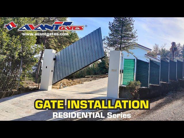 Avantgates Residential Series Installation