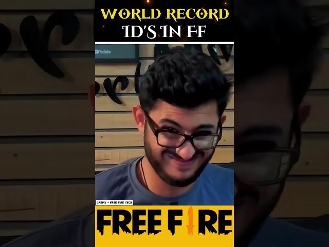 Word ricords in ff id  #freefiremax #youtubeshort #shirts #freefire #tarachandji