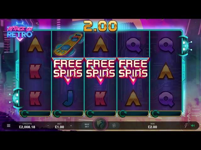Attack on Retro Slots | 5,000x WINS  | New Microgaming Slot