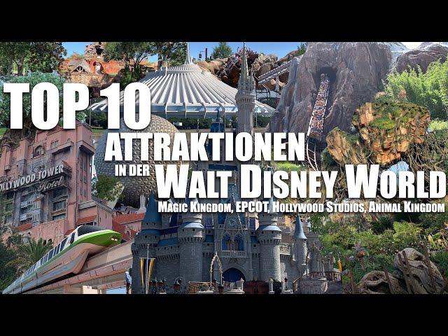 TOP 10 BESTE Fahrgeschäfte in der Walt Disney World (Florida)