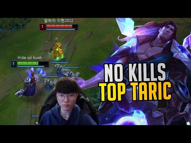 Faker FULL Pacifist Top Taric!? - Faker SoloQ Highlights