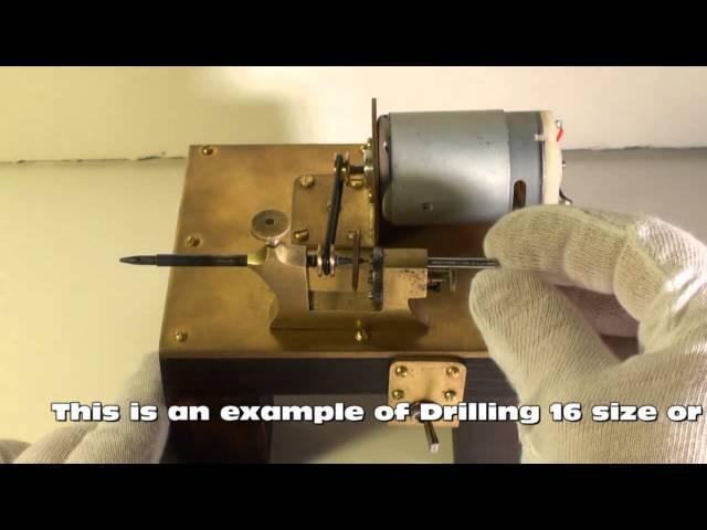 Watchmakers Pivot Drilling Lathe