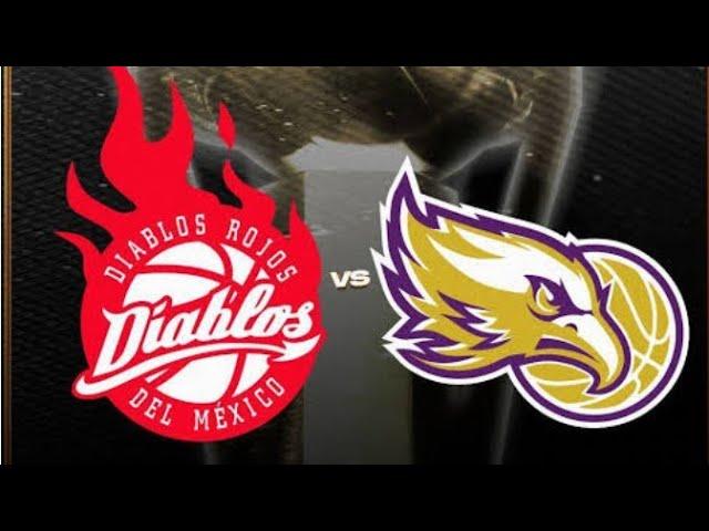 Halcones de xalapa vs diablos rojos partido de baloncesto en vivo