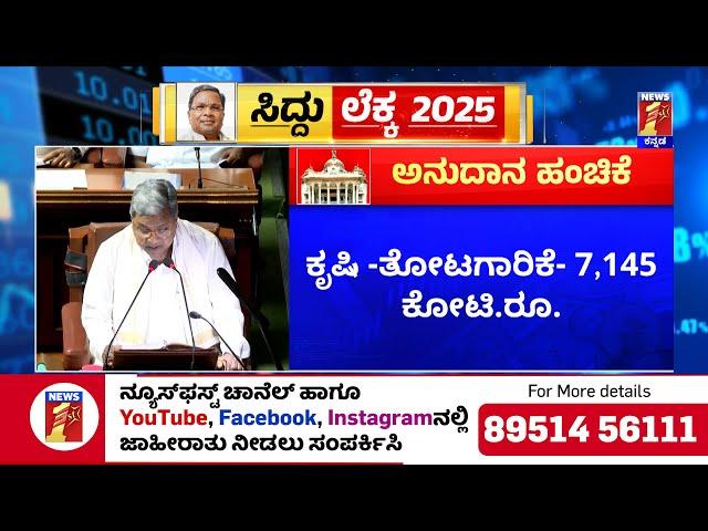 Karnataka Budget 2025 : 6 ಅಭಿವೃದ್ಧಿ ಆಯಾಮ ಗುರುತಿಸಿ ಕಾರ್ಯಕ್ರಮ ಜಾರಿ..| CM Siddaramaiah | Newsfirst