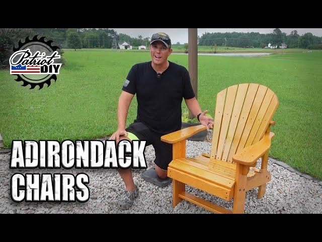 How To Build An Adirondack Chair