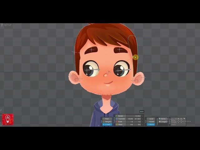 Spine Animation 2d | Easy rig |Transform constraint | Easy Animation | Quick explain