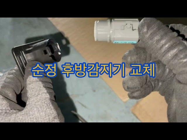 Alone, how to replace rear parking sensor