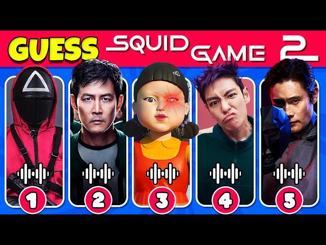 Guess Squid Game 2 Characters by Their Voice & Song - Squid Game Season 2 Ultimate Quiz 