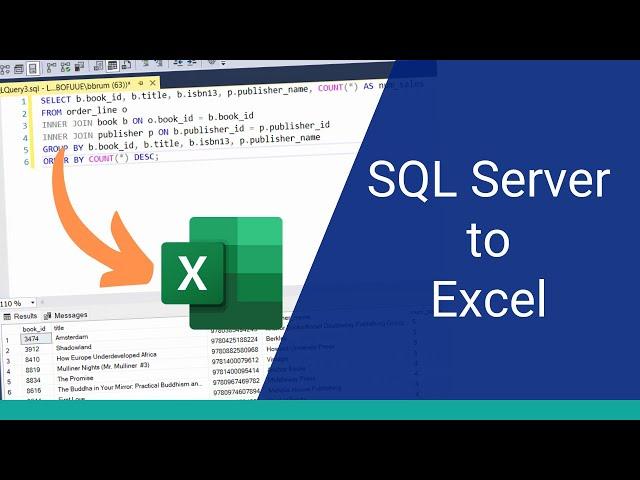 Easily Get Your SQL Server Data into Excel