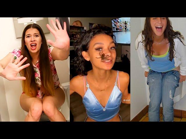 SCARECAM Pranks Reaction 2024 #47  |Funny Scare Pranks/Jumpscare/Funny Videos