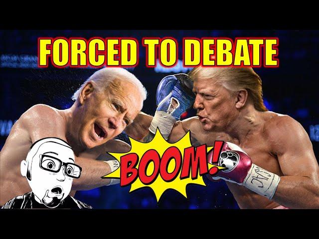 Biden's DESPERATE Hail Mary! Debate with Trump set.