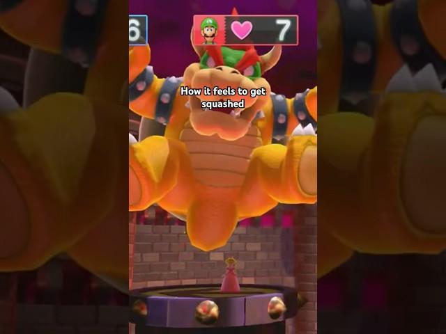 How it feels to get squashed | #shorts #gaming #gamer #games #nintendo #fyp #fypage #explore