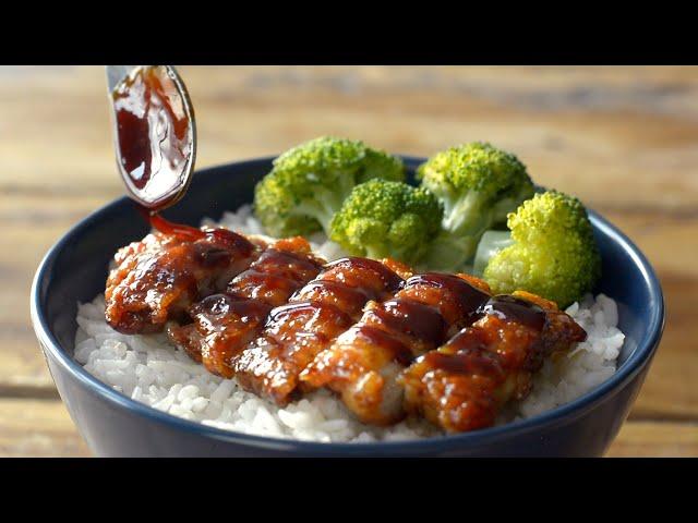 5 ingredient CRISPY CHICKEN TERIYAKI | Easy Recipe