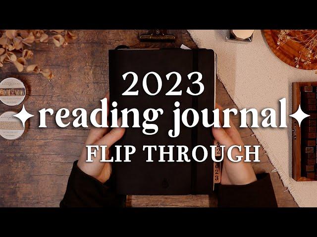  2023 Full Reading Journal Flip Through + 4th Quarter Books