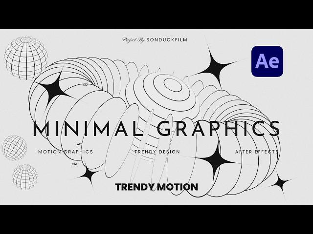 Make Cinematic Minimalist Motion Graphics in After Effects