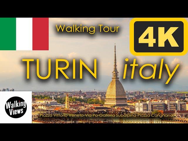 Discover Turin: A Walking Tour of Italy’s Hidden Gem | UHD 4K 60fps video with captions.