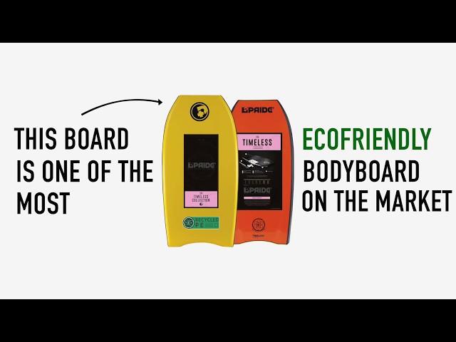 PRIDE BODYBOARDS INTRODUCES THE RECYCLED PE CORE