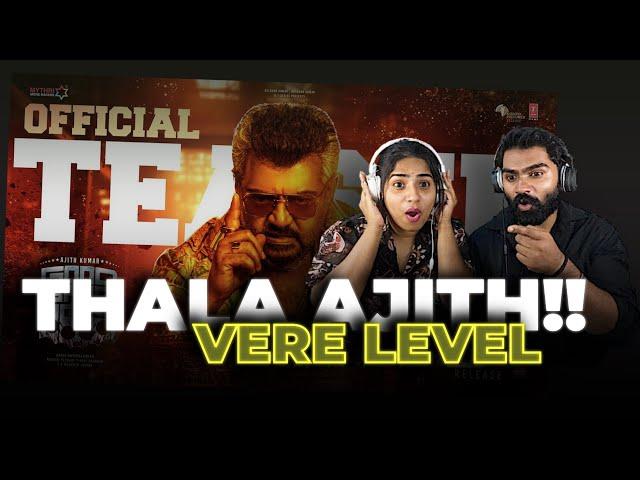 Good Bad Ugly Teaser Reaction | Ajith Kumar | Trisha | Adhik Ravichandran | Mythri Movie Makers