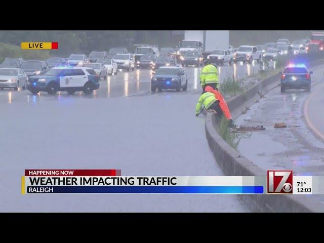 CBS 17 Weather Beast hits the road to check out flooding in Raleigh