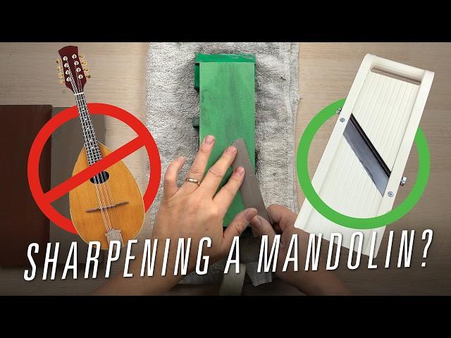 How to Sharpen a Mandoline Blade