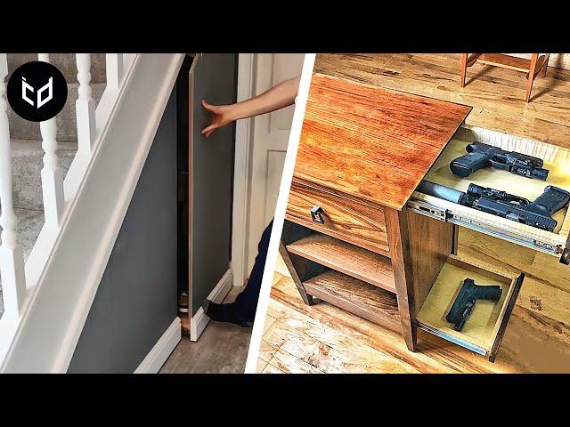 Fantastic HIDDEN Rooms and SMART SECRET Furniture with Space Saving Design Ideas